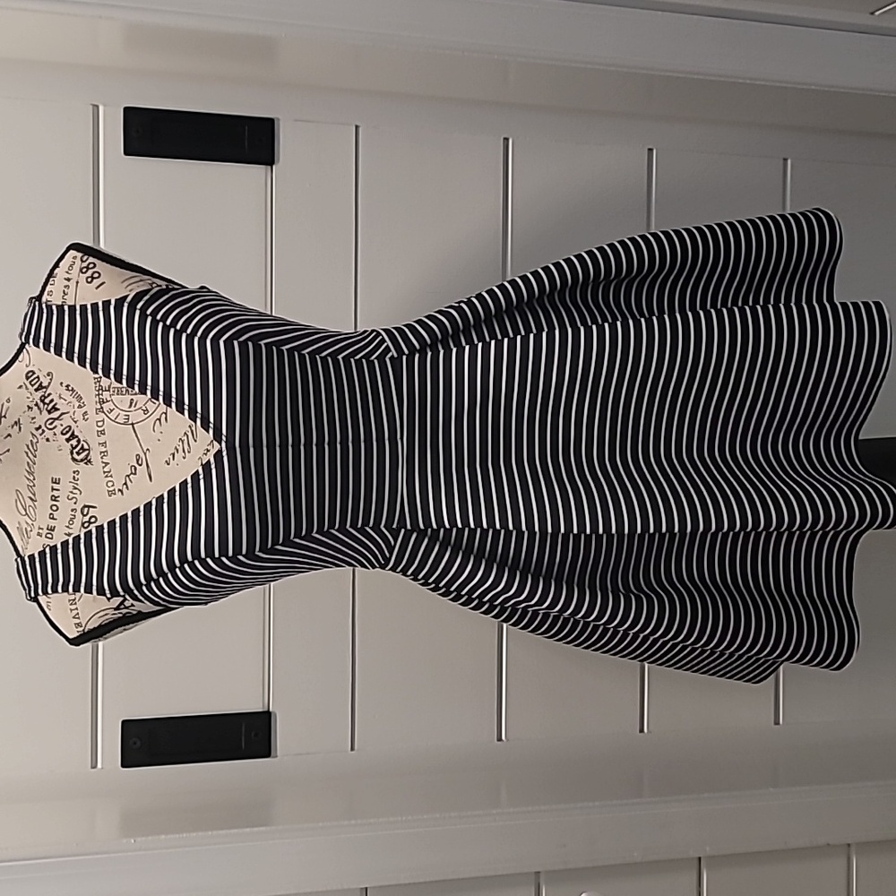 Fitted Striped Elegant Dress